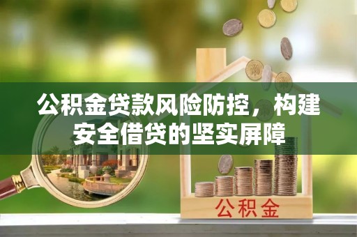 贵德公积金贷款风险防控，构建安全借贷的坚实屏障