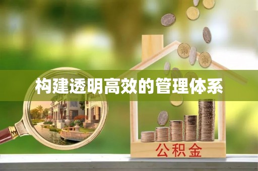 贵德构建透明高效的管理体系