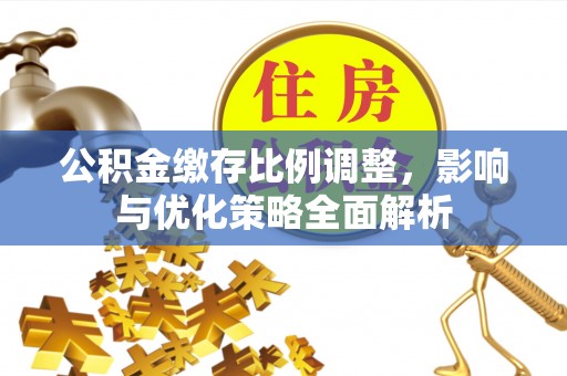 贵德公积金缴存比例调整，影响与优化策略全面解析