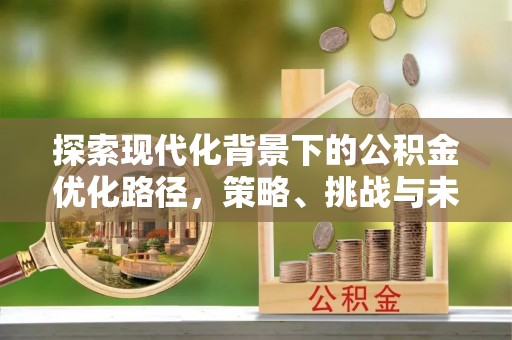 贵德探索现代化背景下的公积金优化路径，策略、挑战与未来展望