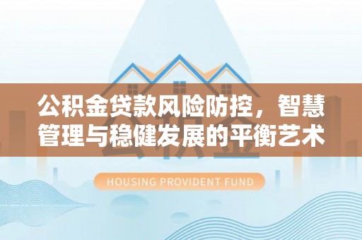 贵德公积金贷款风险防控，智慧管理与稳健发展的平衡艺术