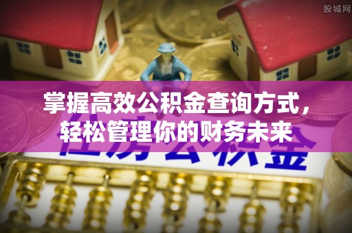 贵德掌握高效公积金查询方式，轻松管理你的财务未来