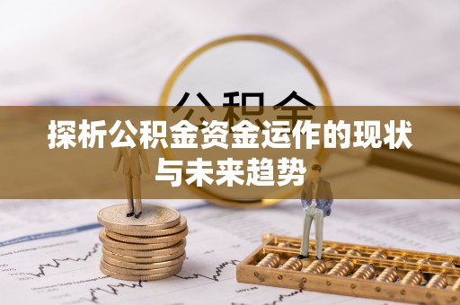贵德探析公积金资金运作的现状与未来趋势