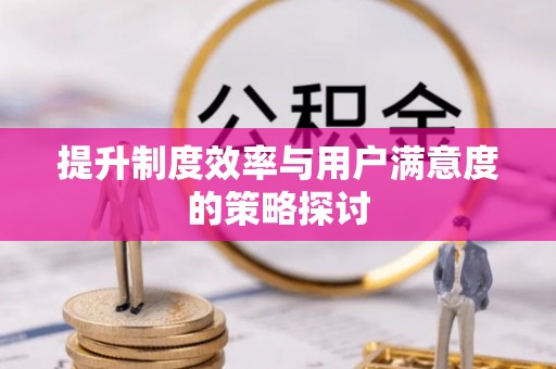 贵德提升制度效率与用户满意度的策略探讨